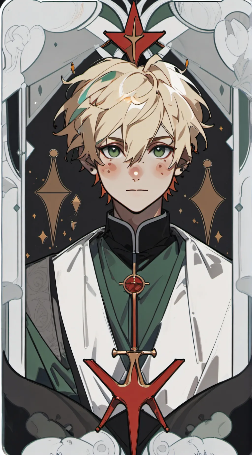 ai character: bakushodeku background