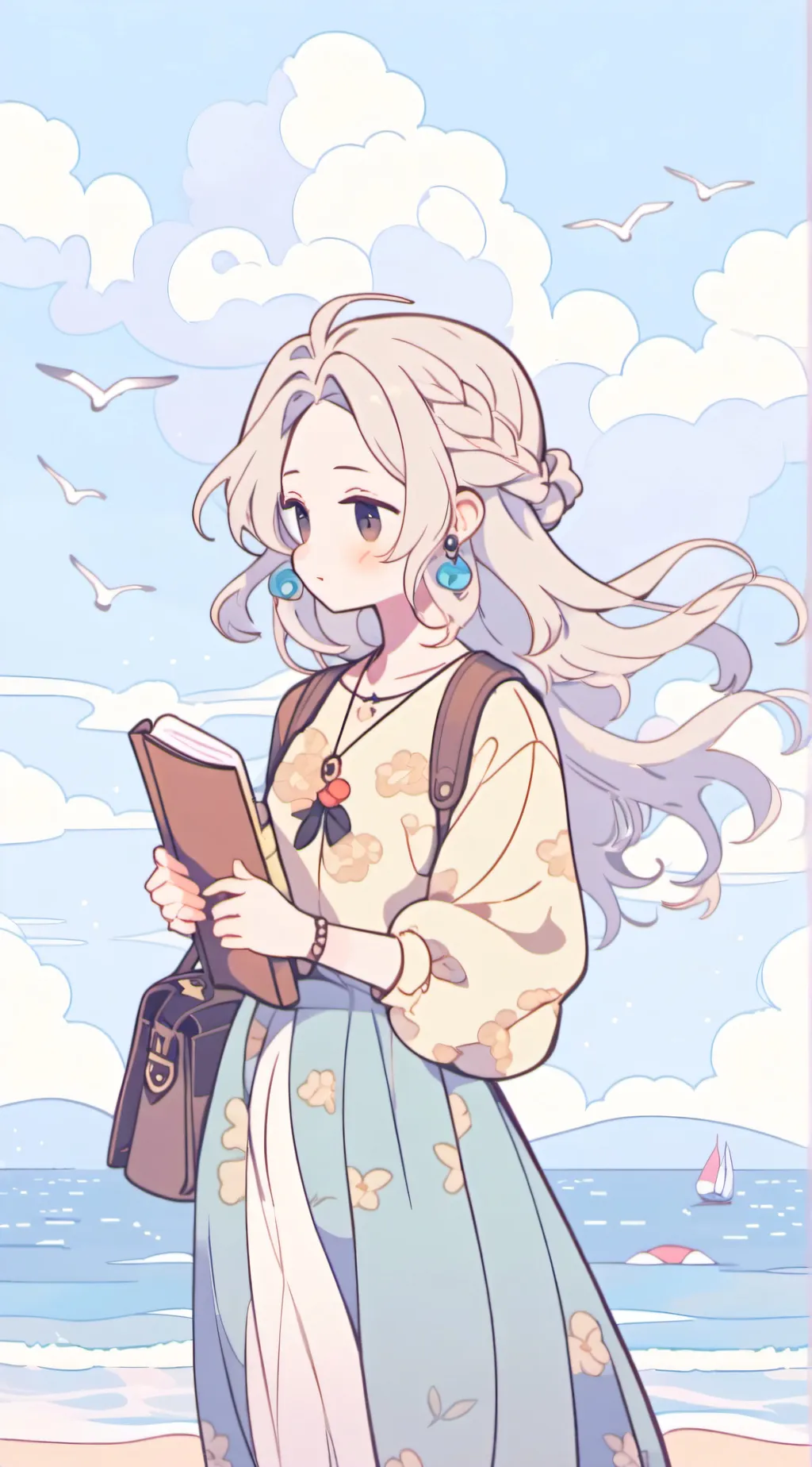 ai character: Aria background