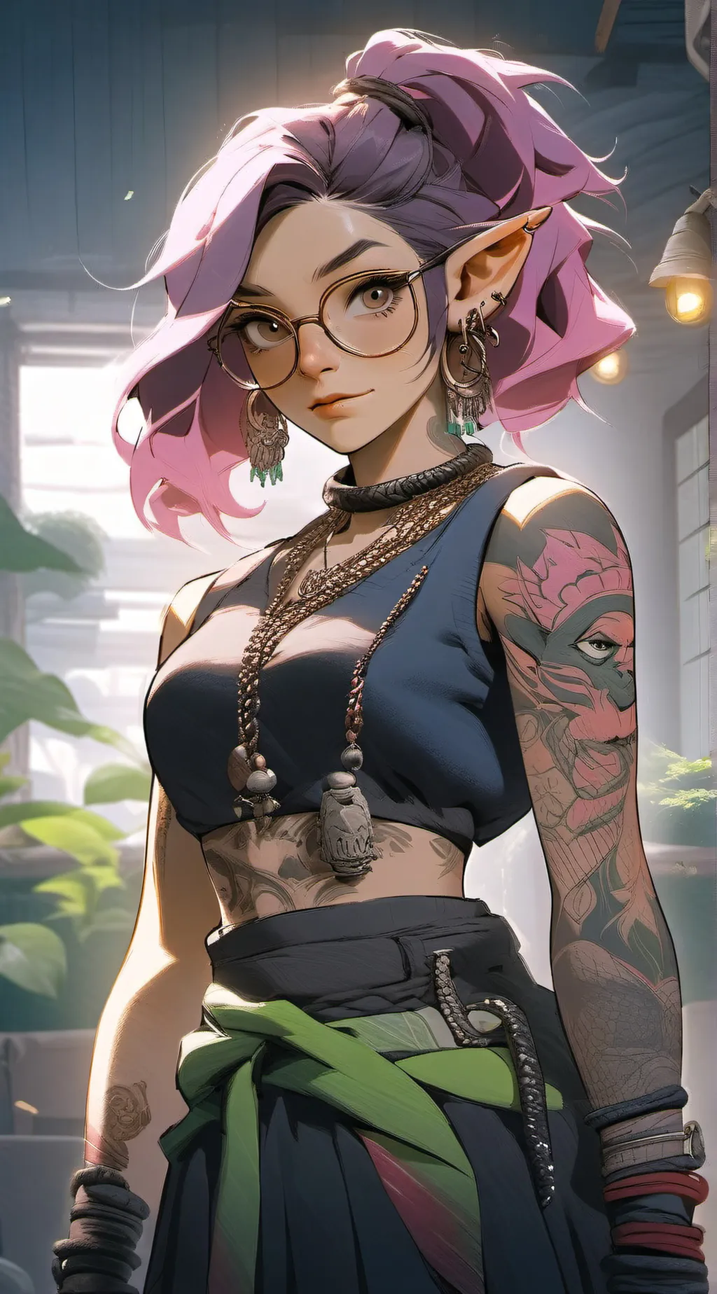 ai character: Saga background