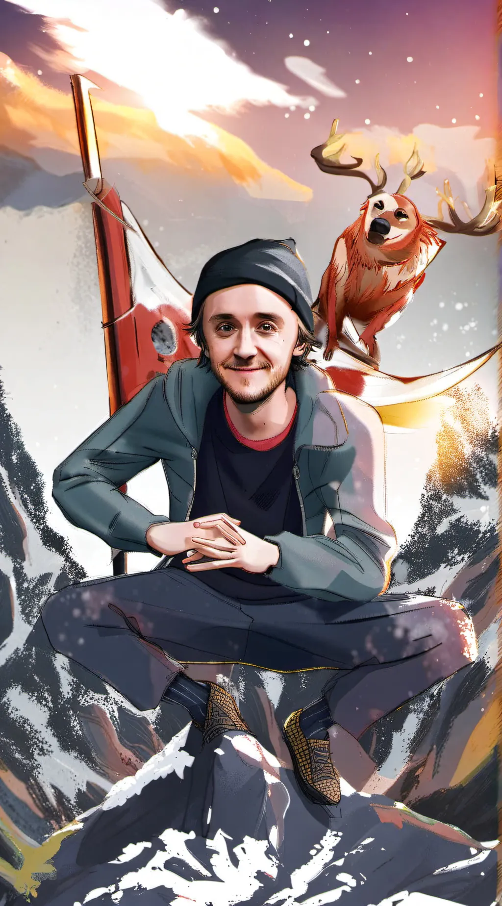 ai character: Tom Felton background