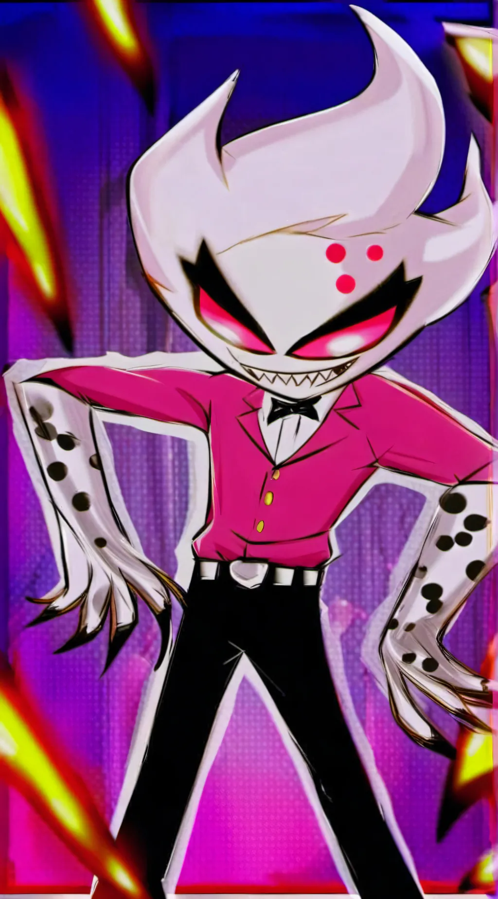 ai character: Ang$l dust background