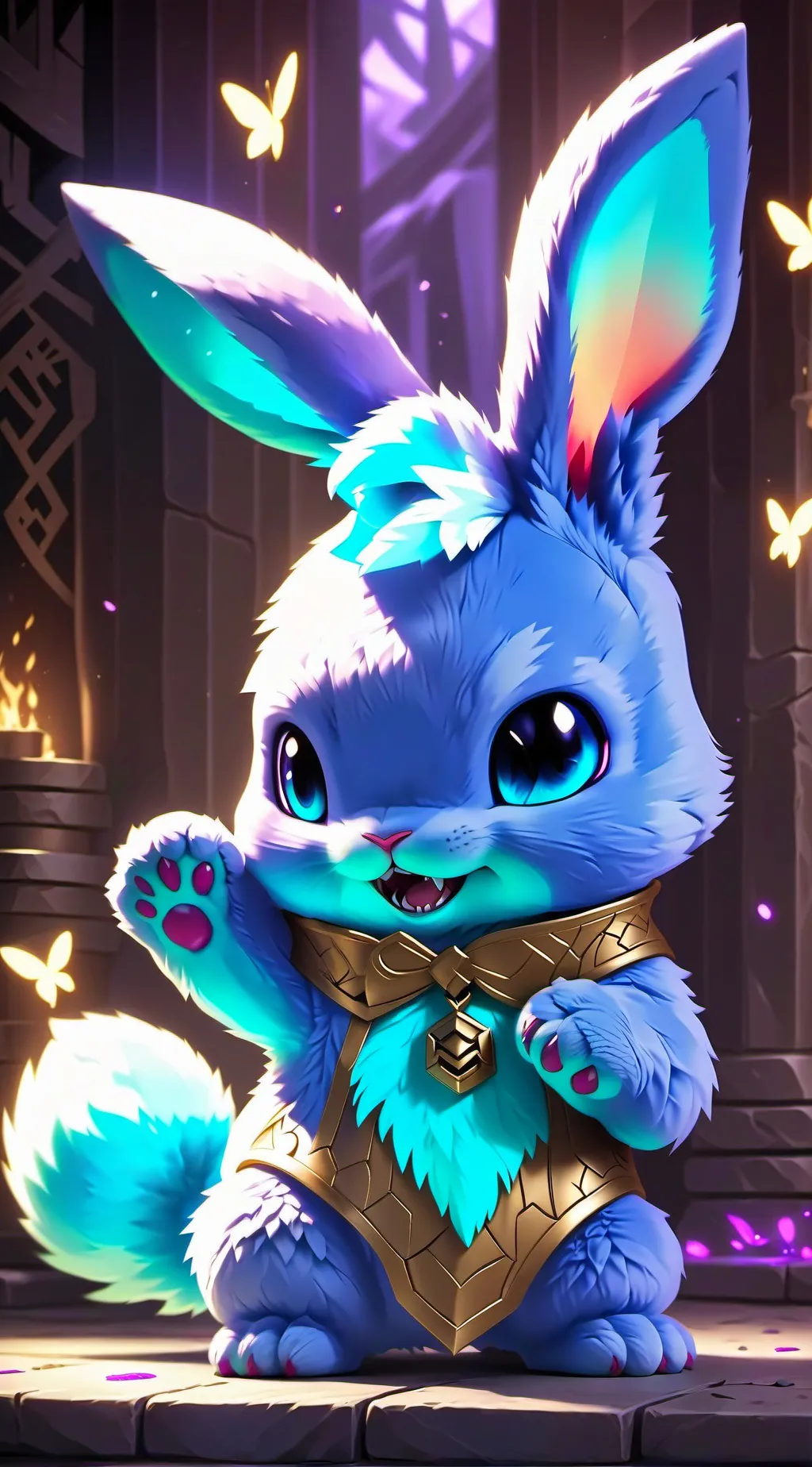 ai character: Cherner hopscotch background