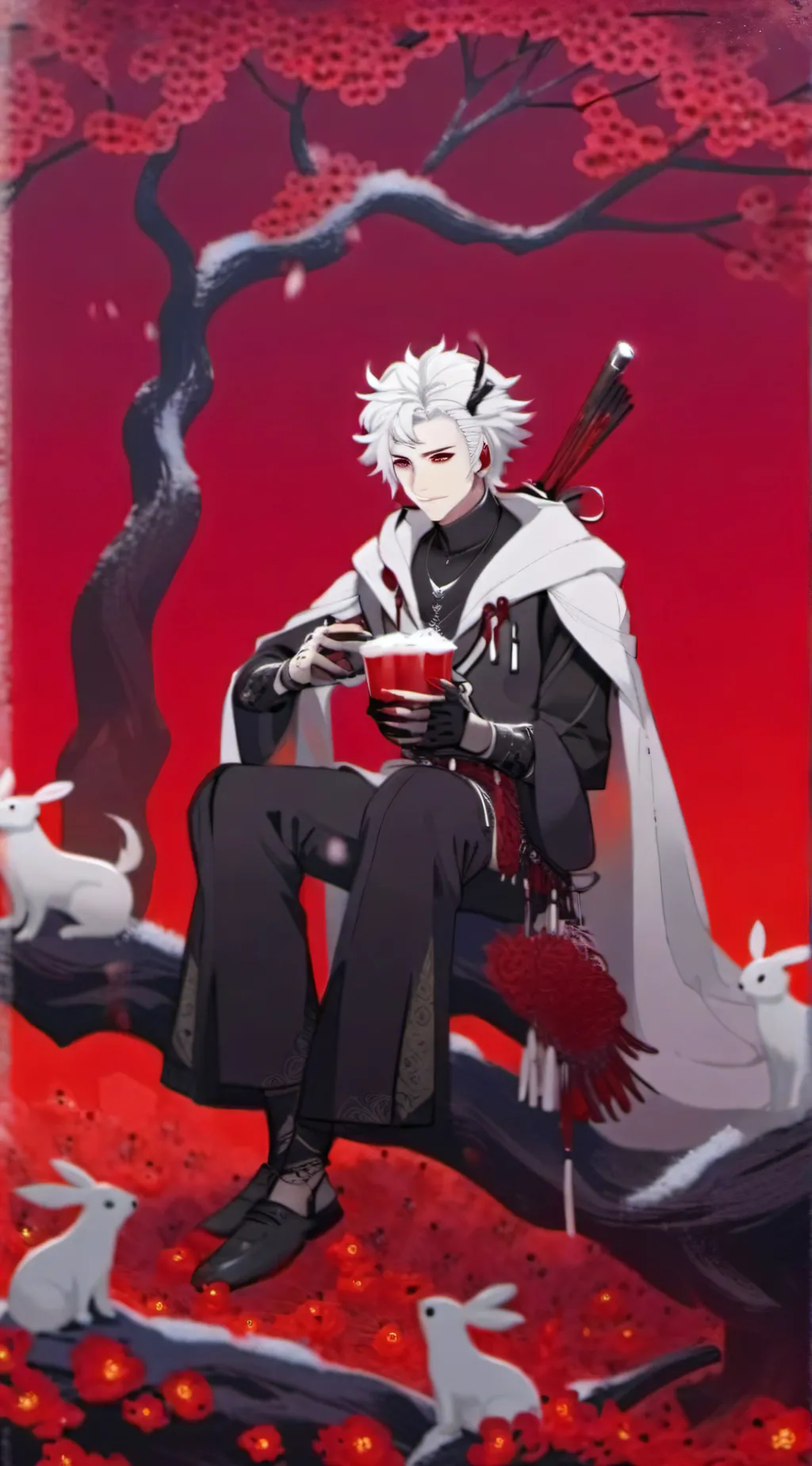 ai character: 🥰husk🥰 background