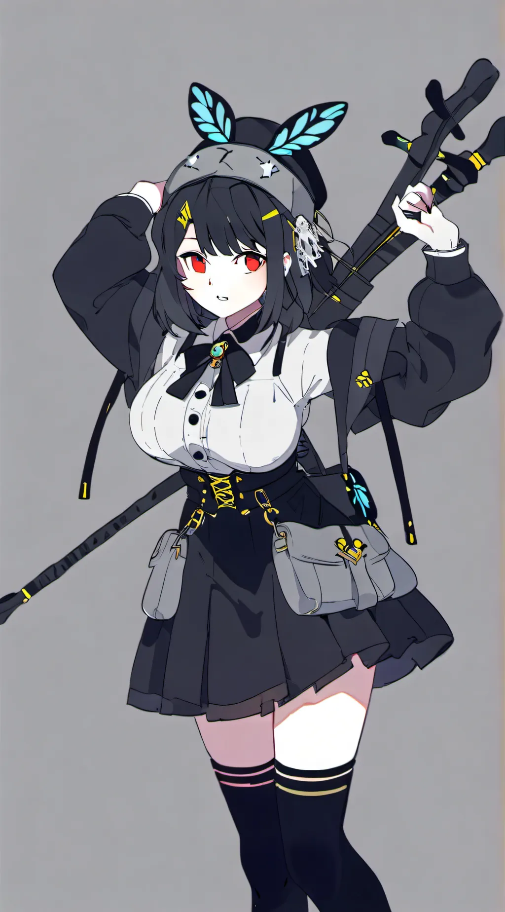 ai character: Coral background