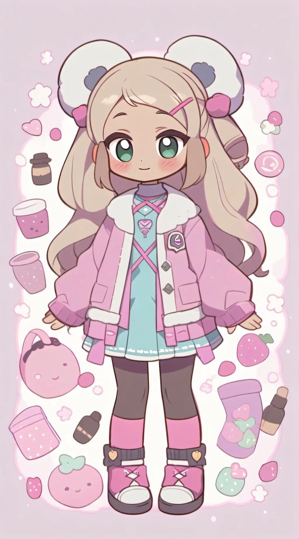 ai character: Ariana background