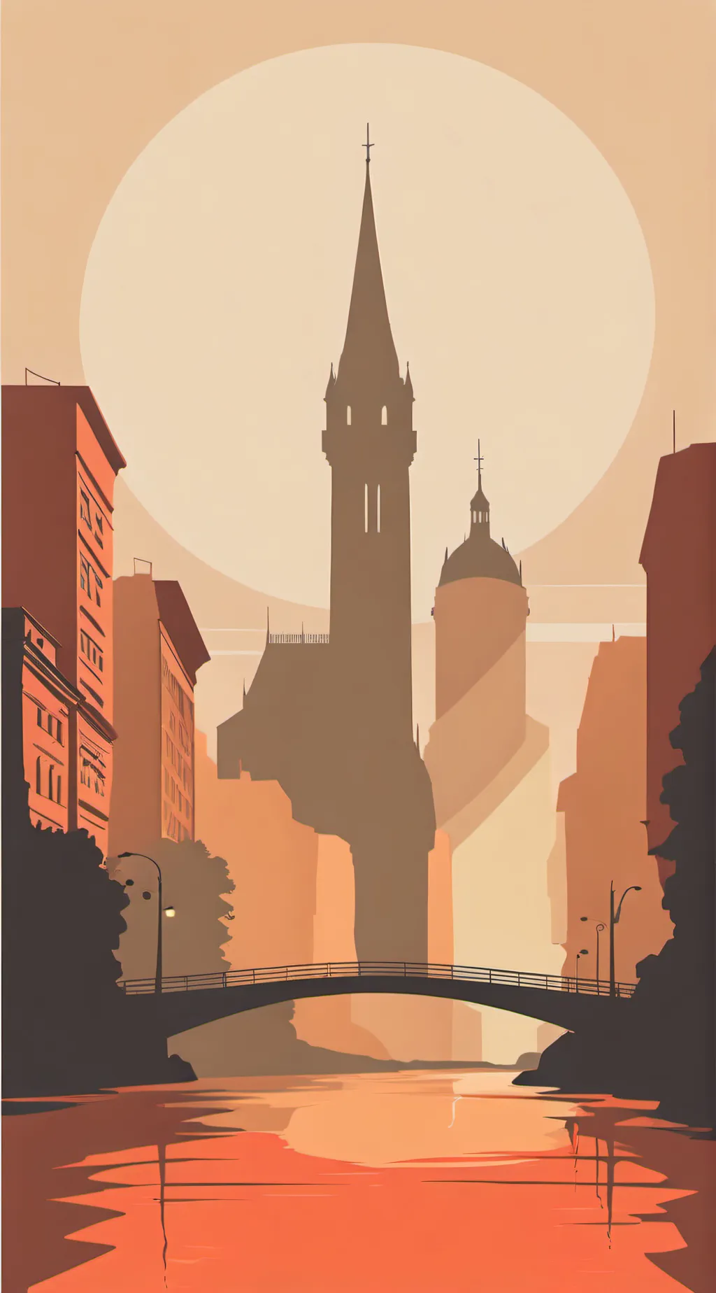 ai character: vox in a maid dres background