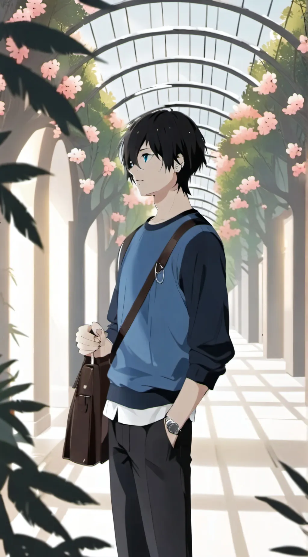 ai character: Malik 🌊🏫 background