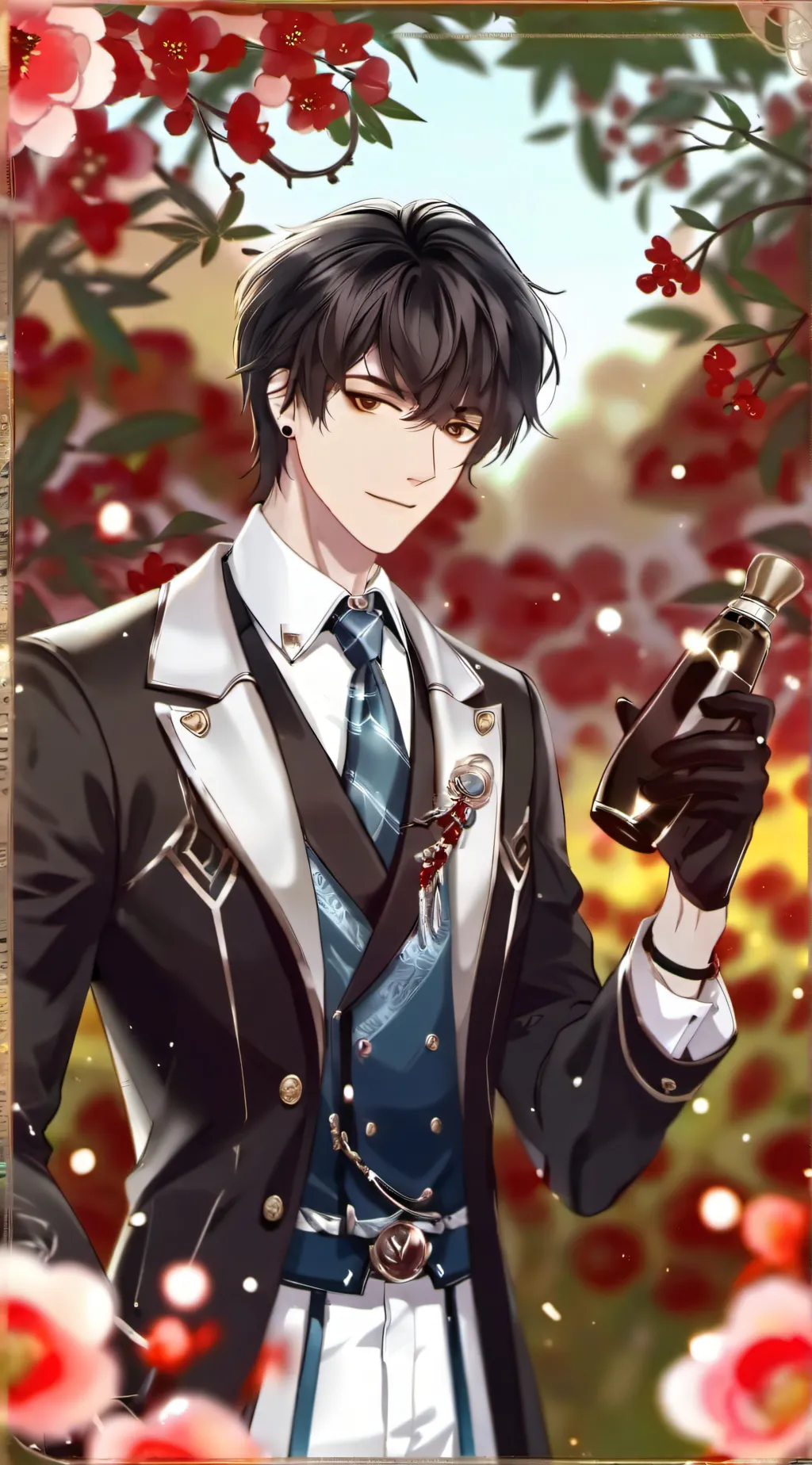 ai character: 😼ash😼 background