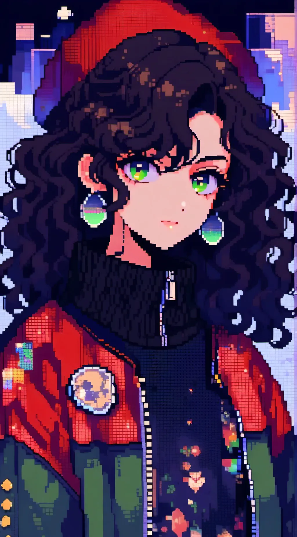 ai character: Sleepover background