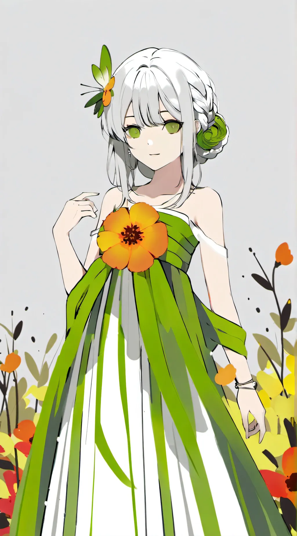 ai character: happy hare background