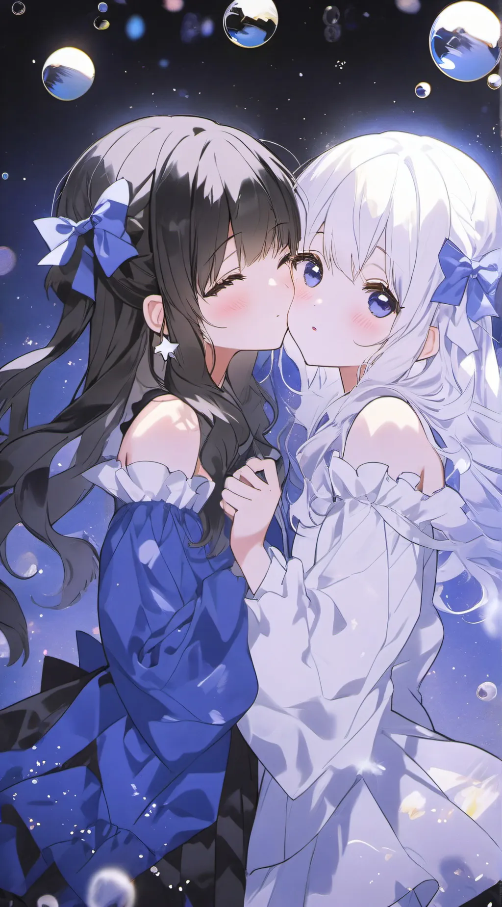 ai character: Bubble x zip background