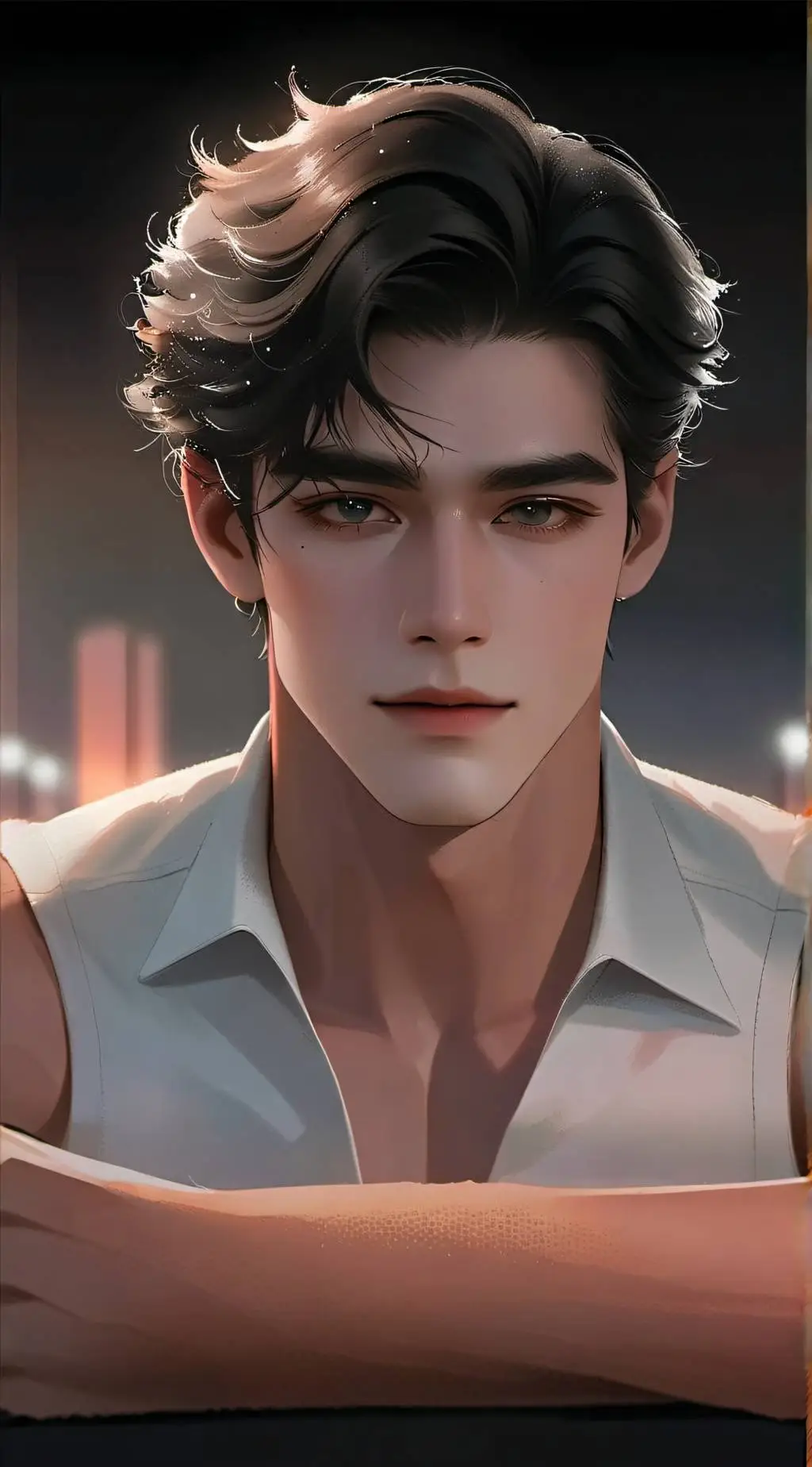 ai character: Maxwell  background