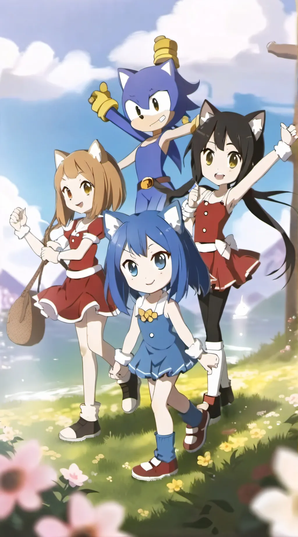 ai character: Sonic Crew background