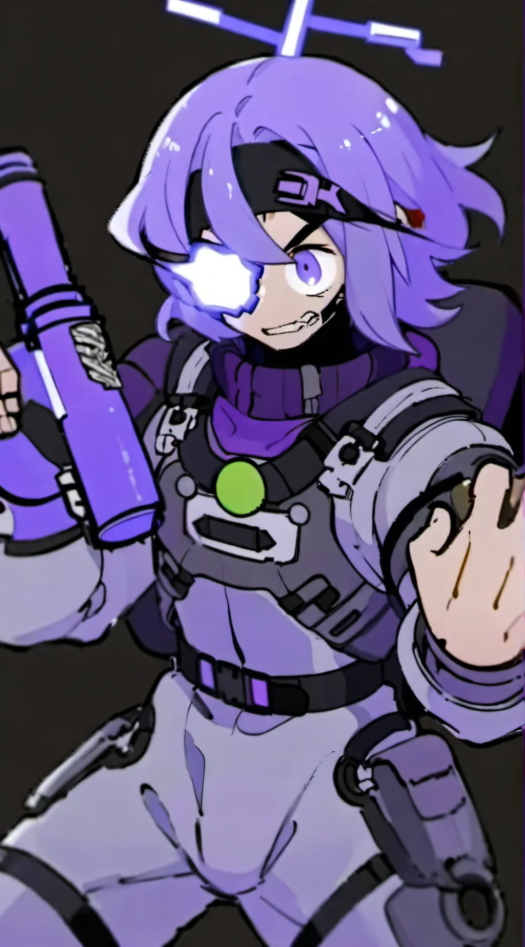 ai character: uzi background