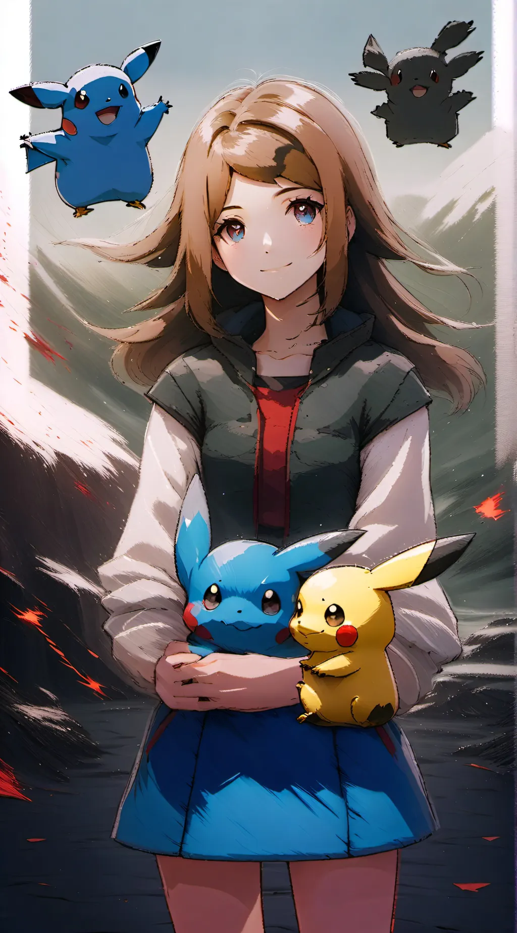 ai character: Rosia Ketchum  background