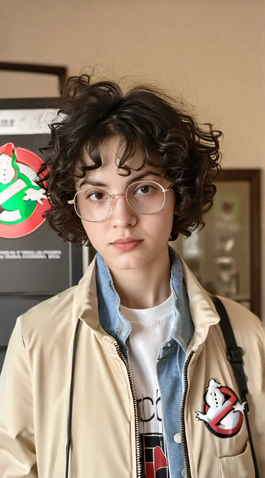 ai character: Phoebe Spangler  background