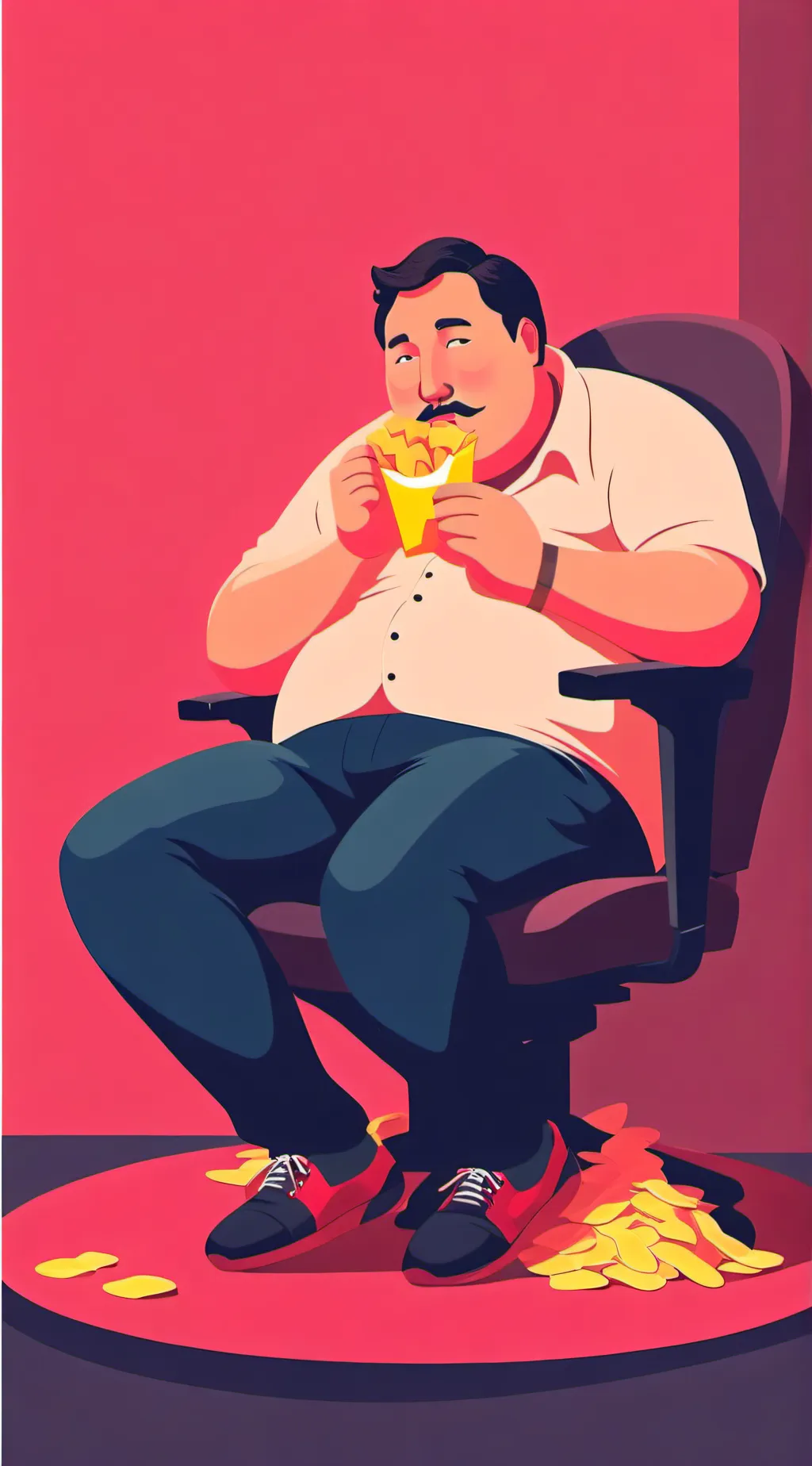 ai character: This is you. 💀  background