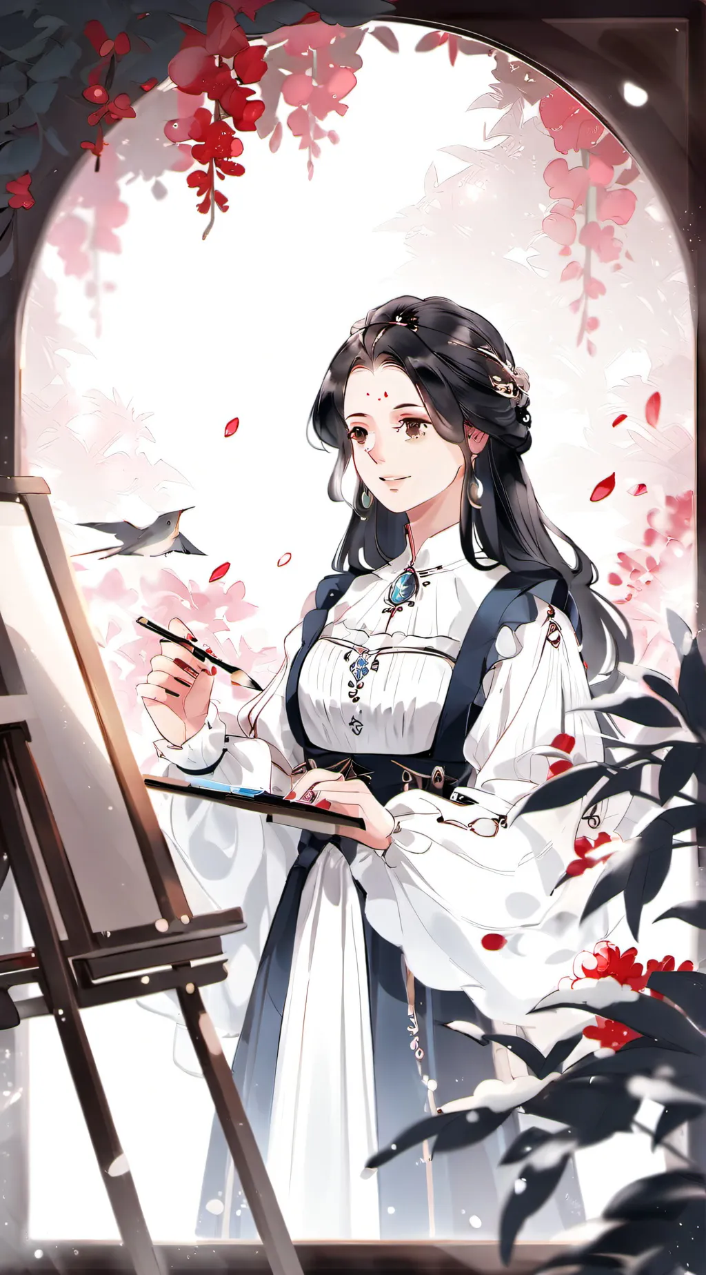 ai character: Evangeline background