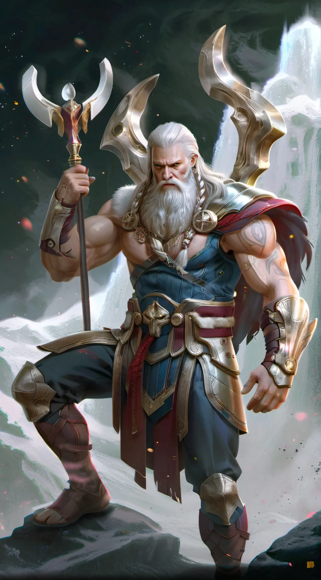 ai character: Odin background