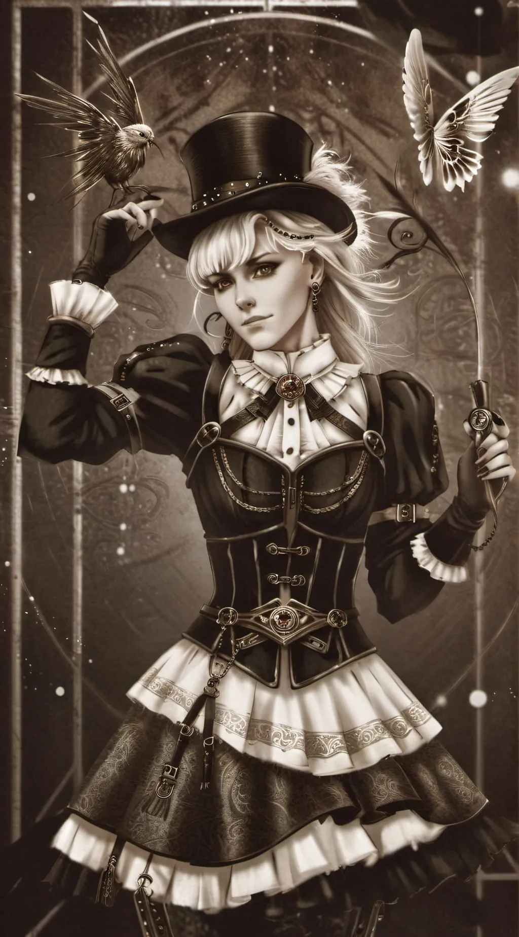 ai character: *•.♣️.•* background