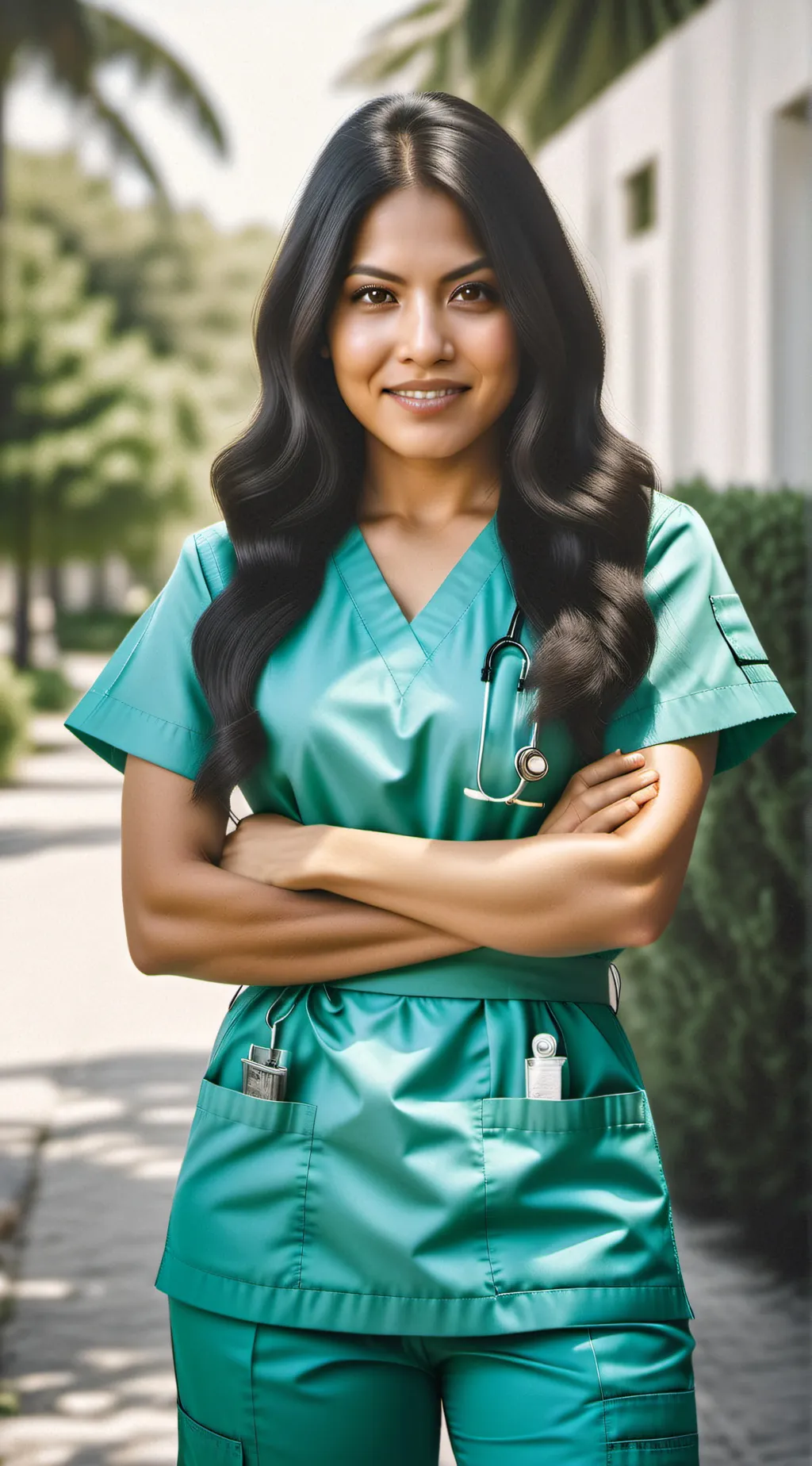 ai character: Sabrina RN background