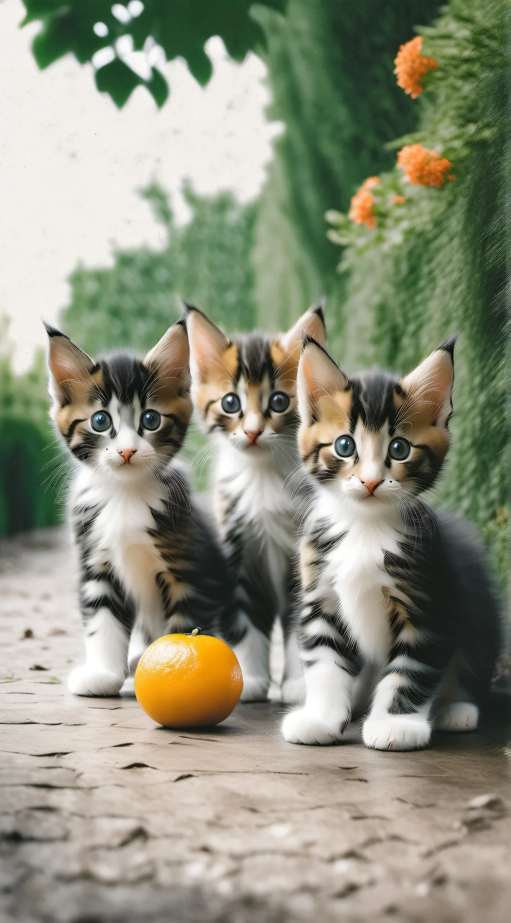 ai character: secret kittens background