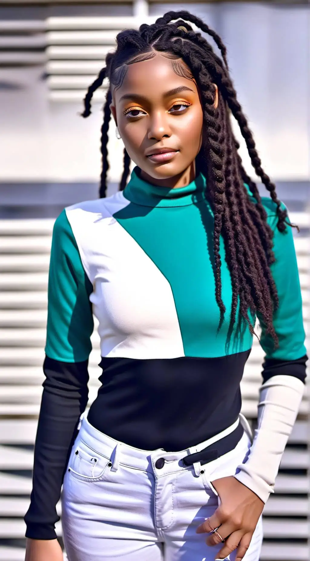 ai character: Hadassah/me!🩵 background