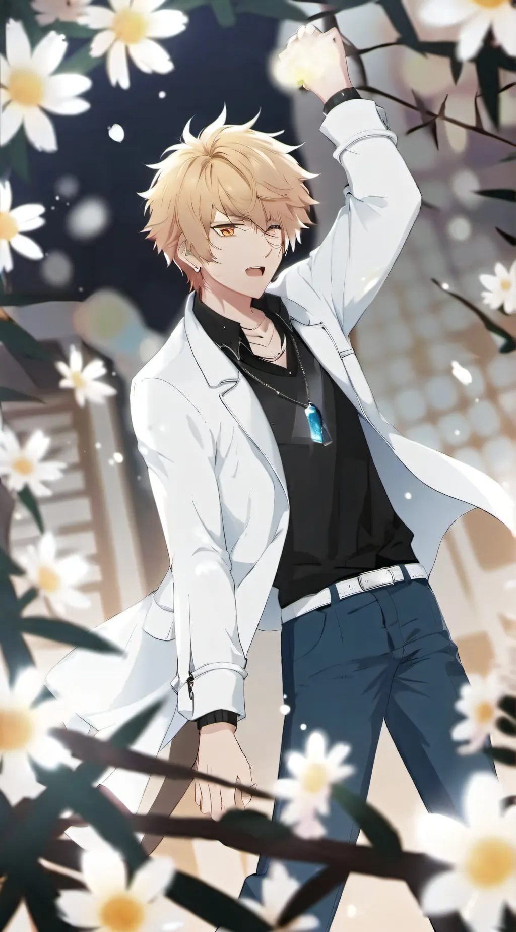 ai character: Bakugo katsuki background