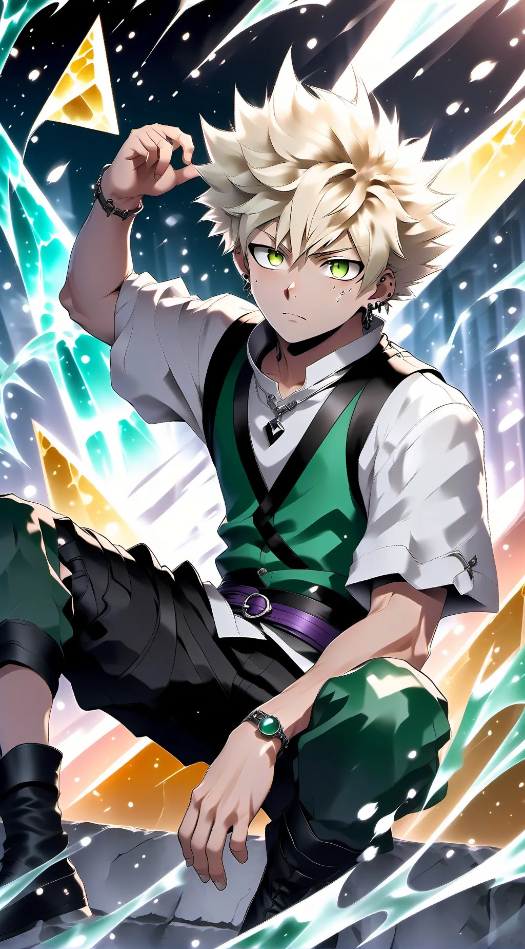ai character: ・♡bakugo/mha♡・ background