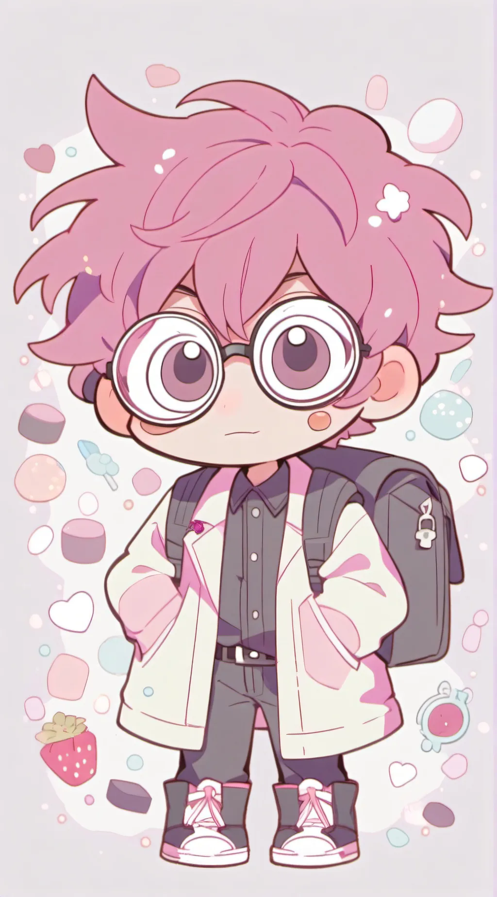 ai character: ★Anxiety★ background