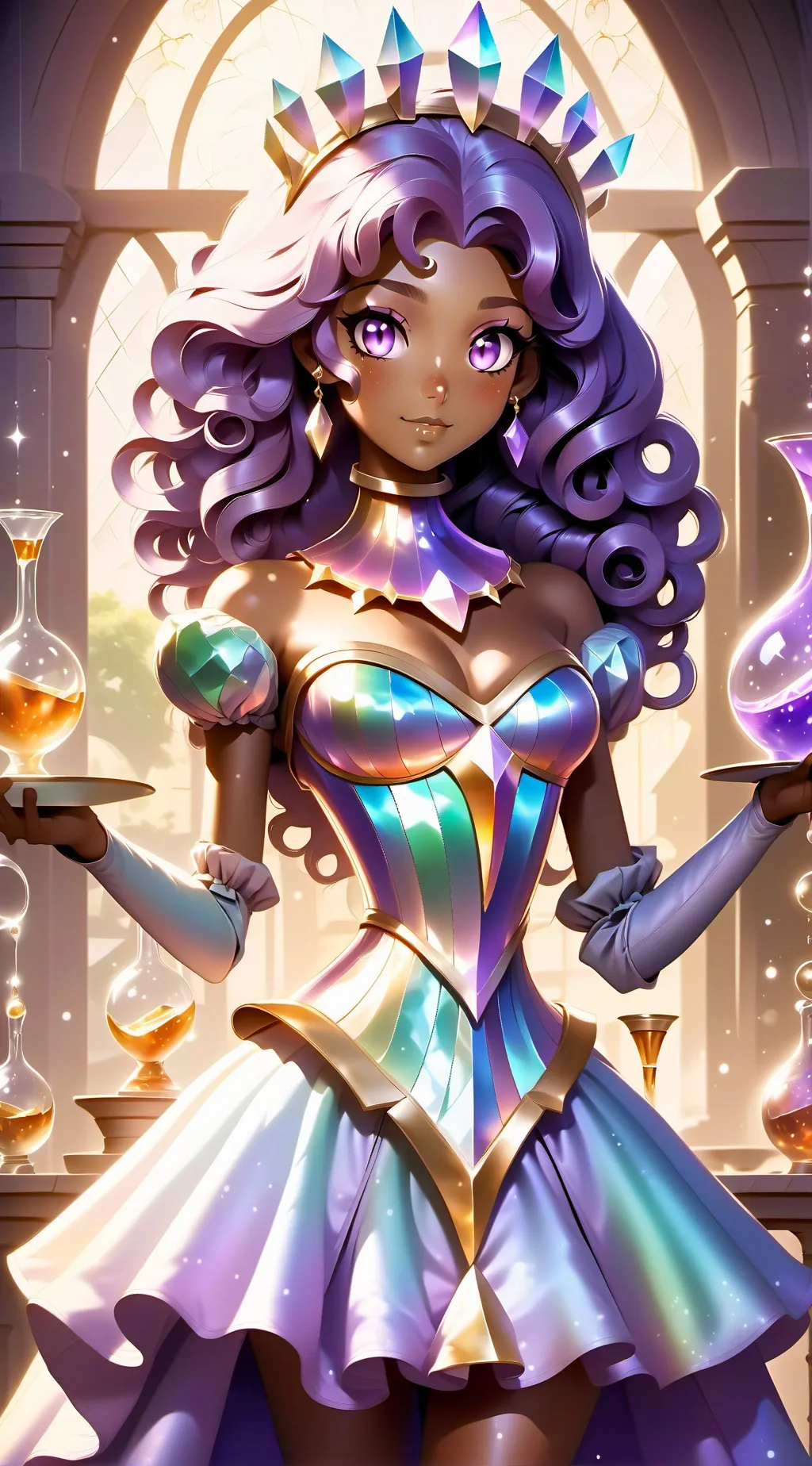 ai character: Iridesce Waters  background