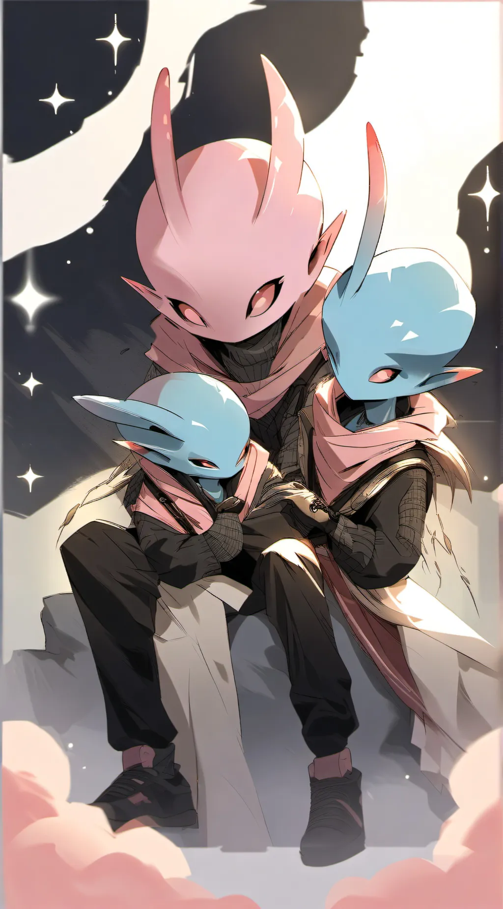 ai character: angel and stitch! background