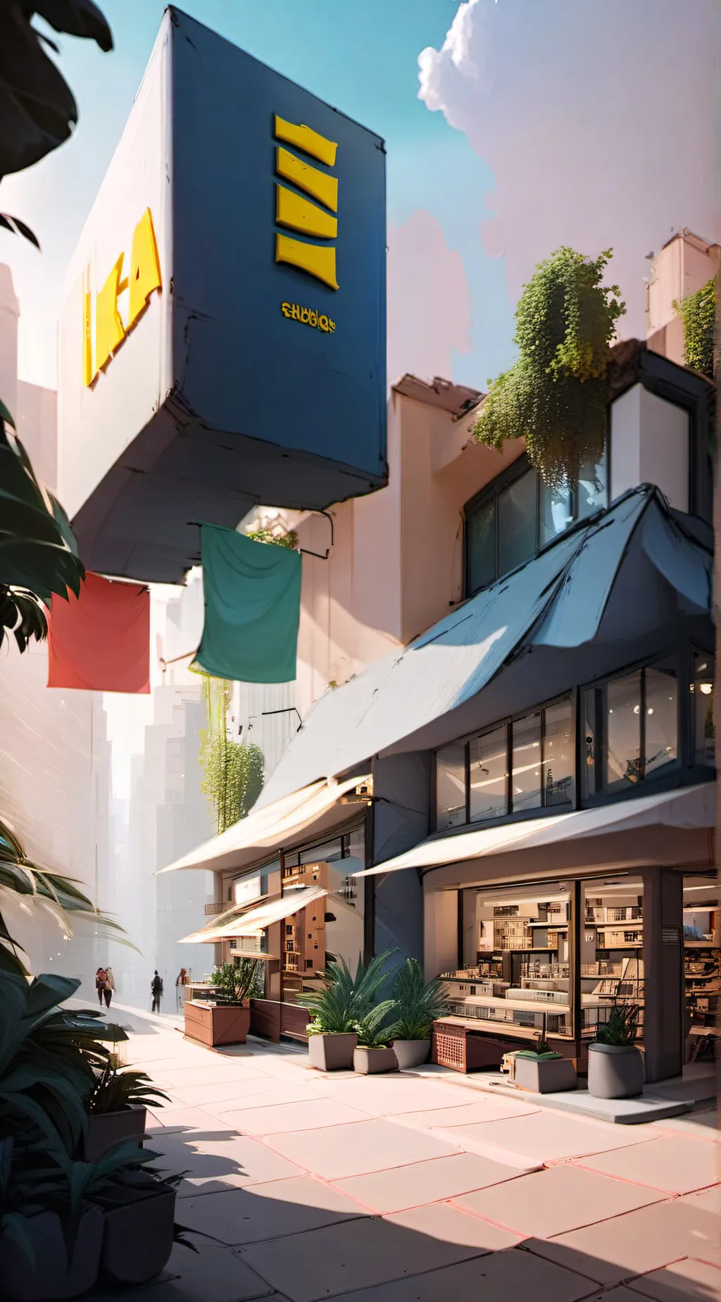 ai character: mha x ikea scp3008 background