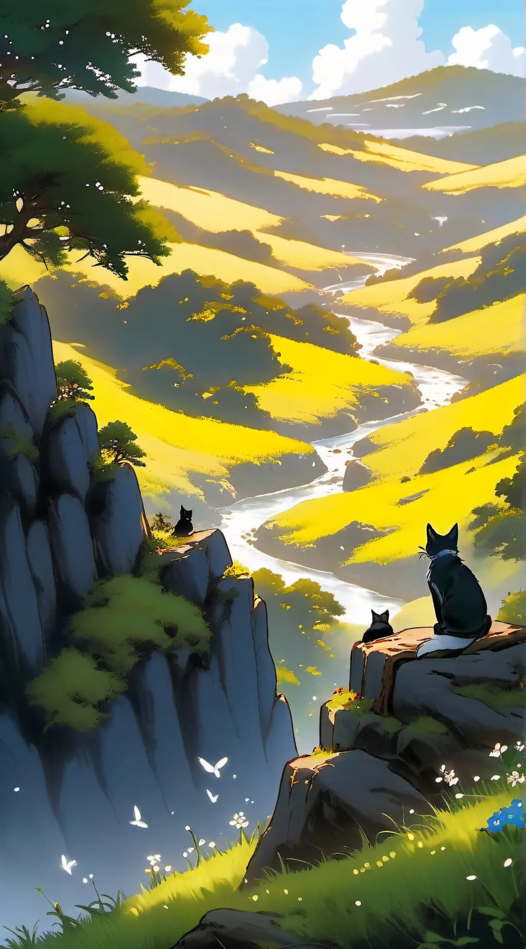 ai character: The Land of Ryu background