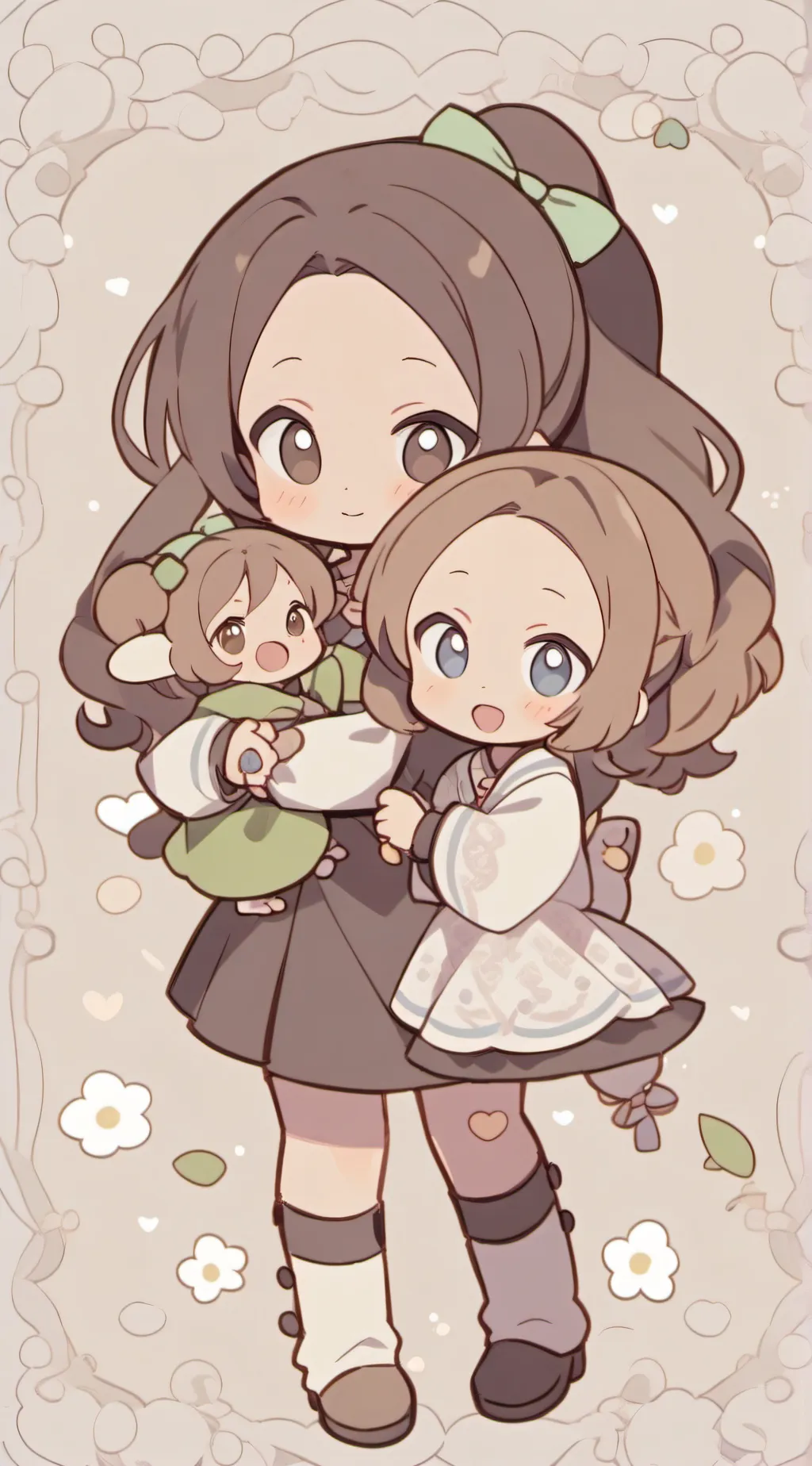 ai character: coco, JJ,mo background