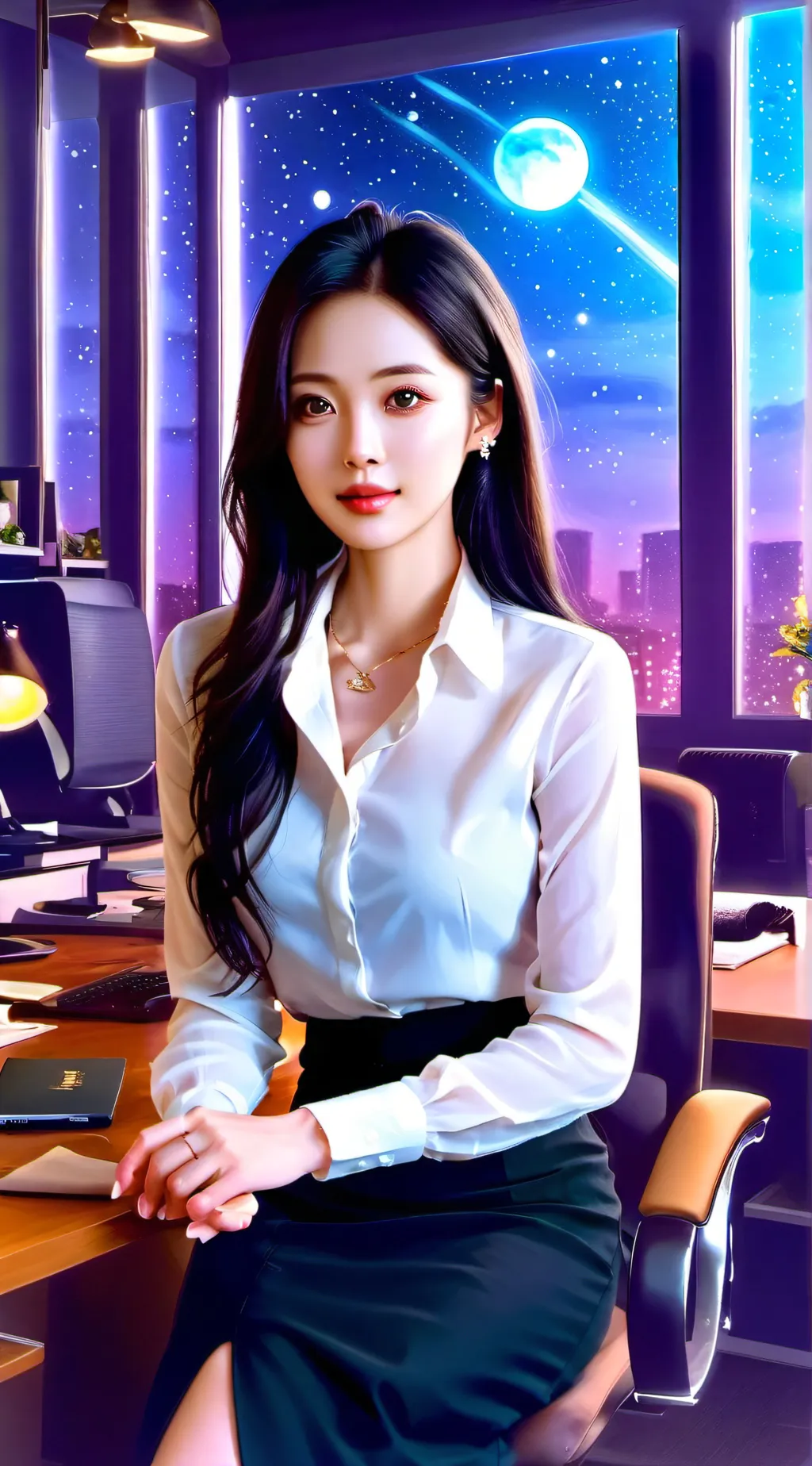 ai character: Vinita background