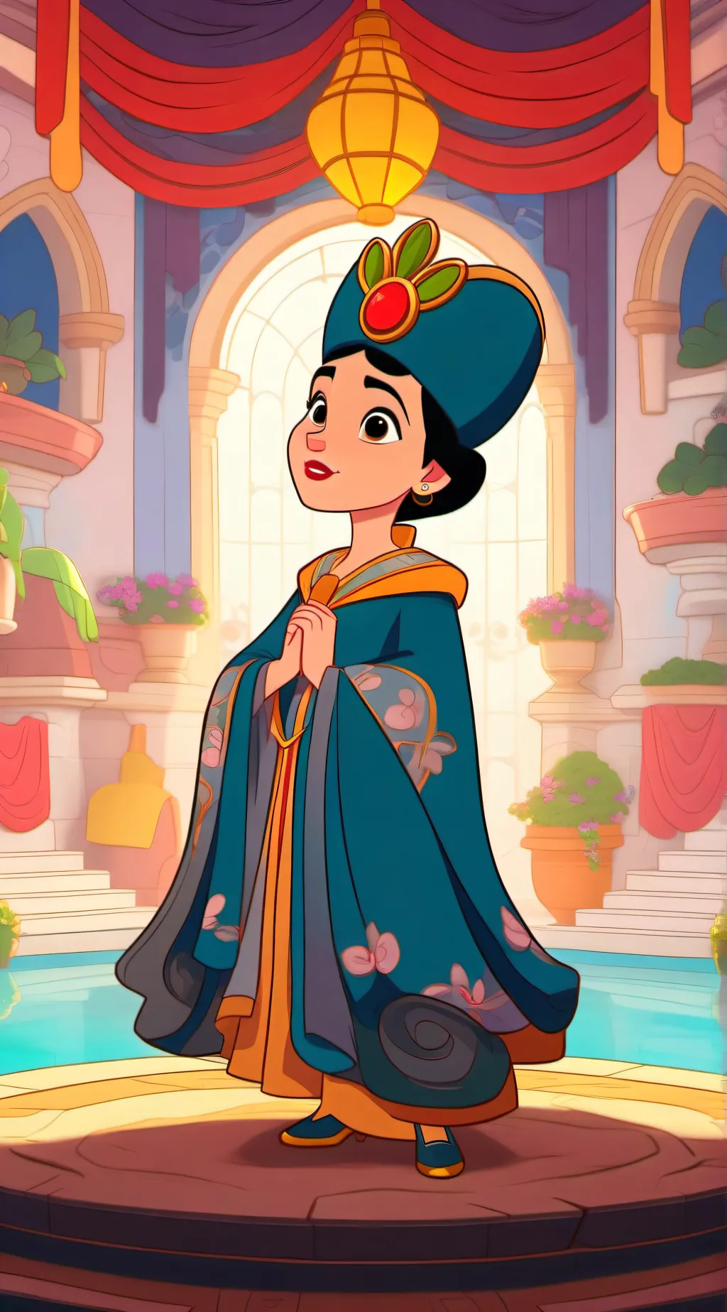 ai character: Fpe Christmas  background