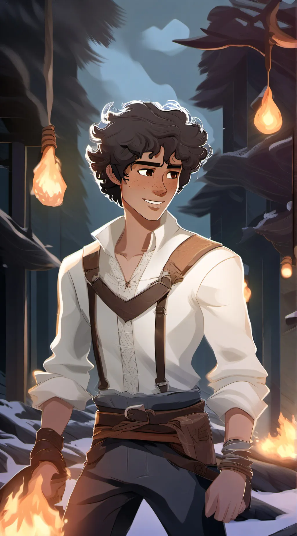 ai character: Leo Valdez 2.0 background