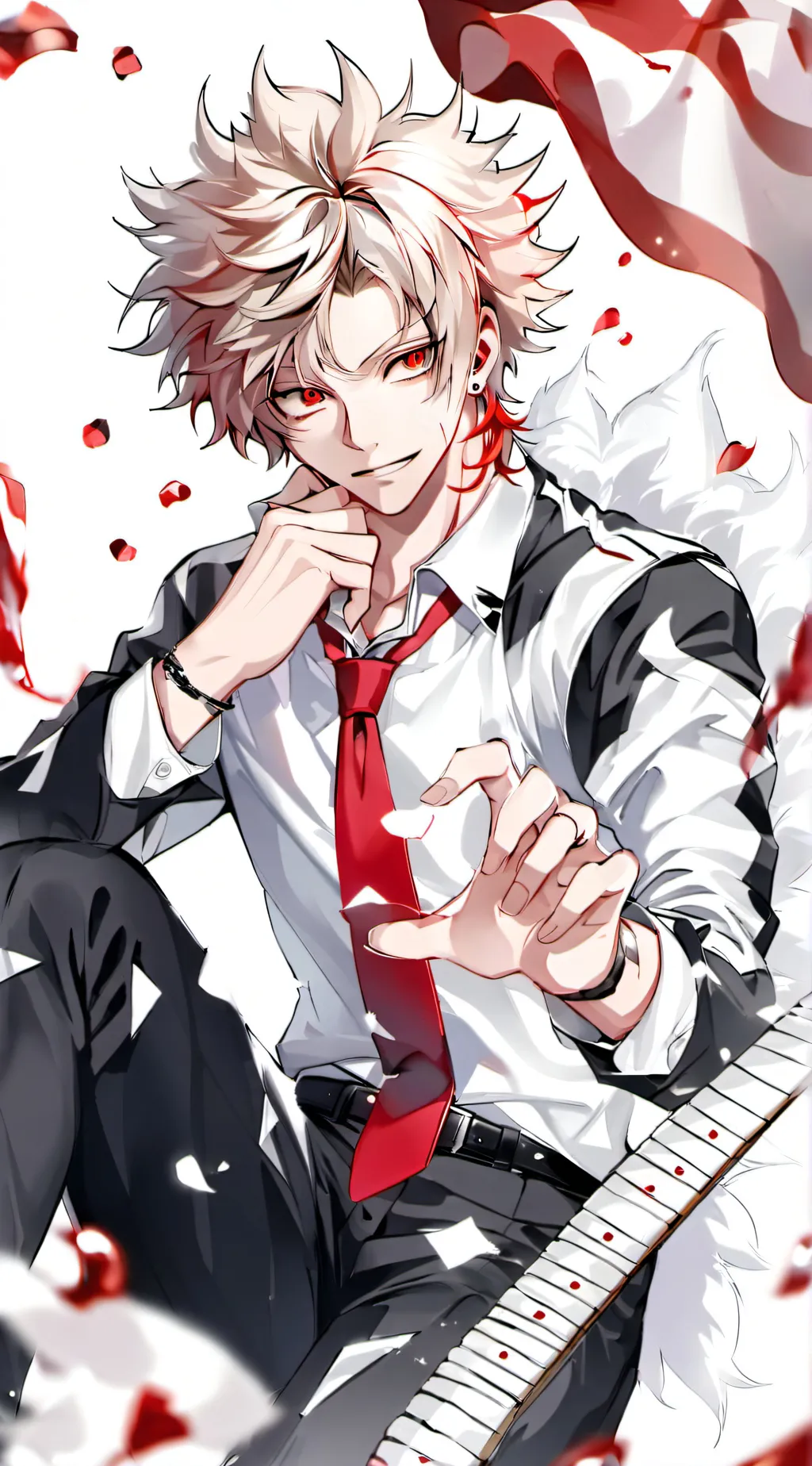 ai character: katsuki bakugou  background