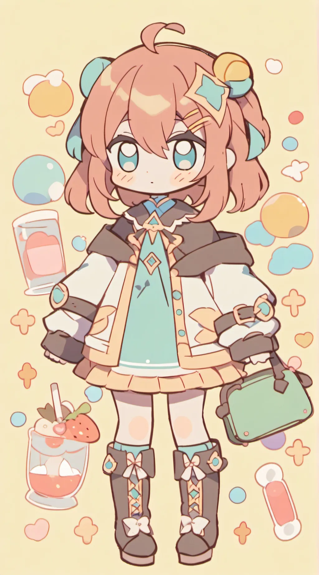 ai character: Sapphire background