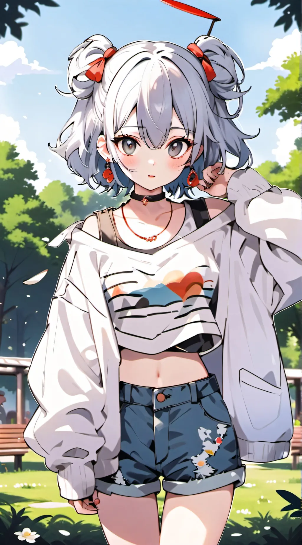 ai character: Lacy background