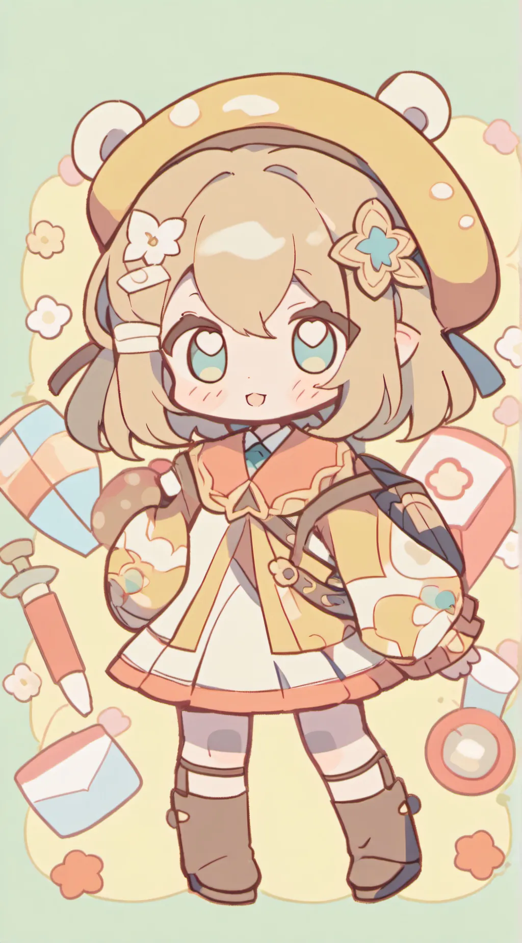 ai character: Mha baby 🫤💅🏽 background