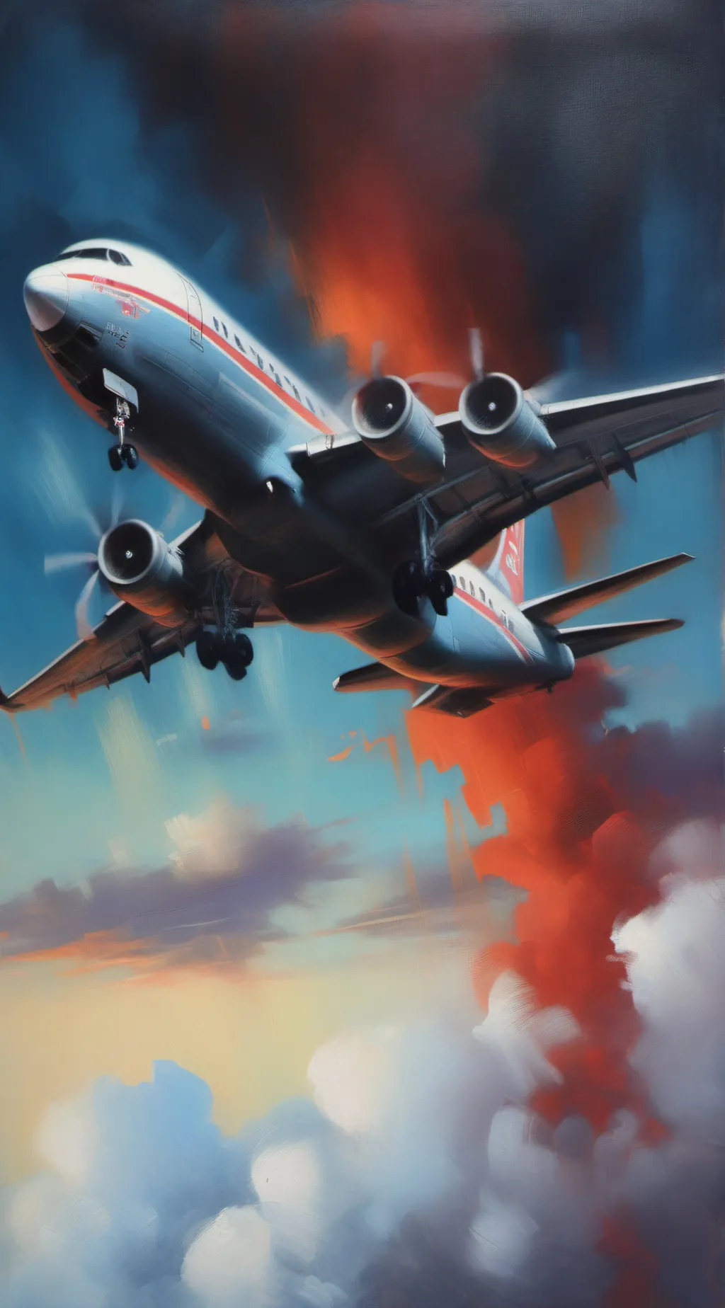 ai character: the infected sky background