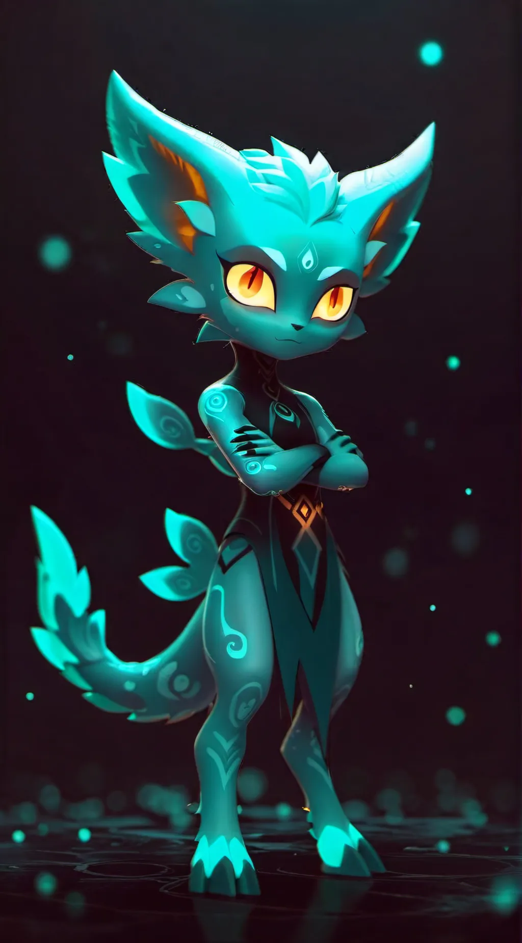 ai character: Blaze background