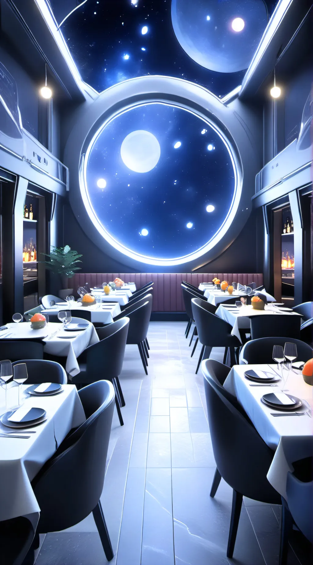 ai character: bh restaurant background