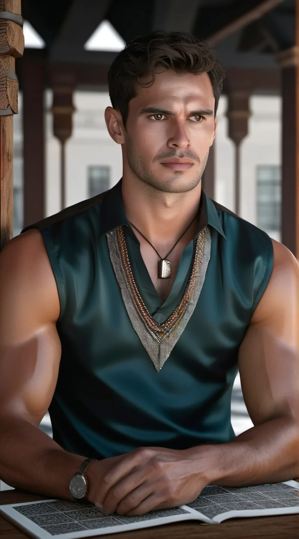 ai character: Four background