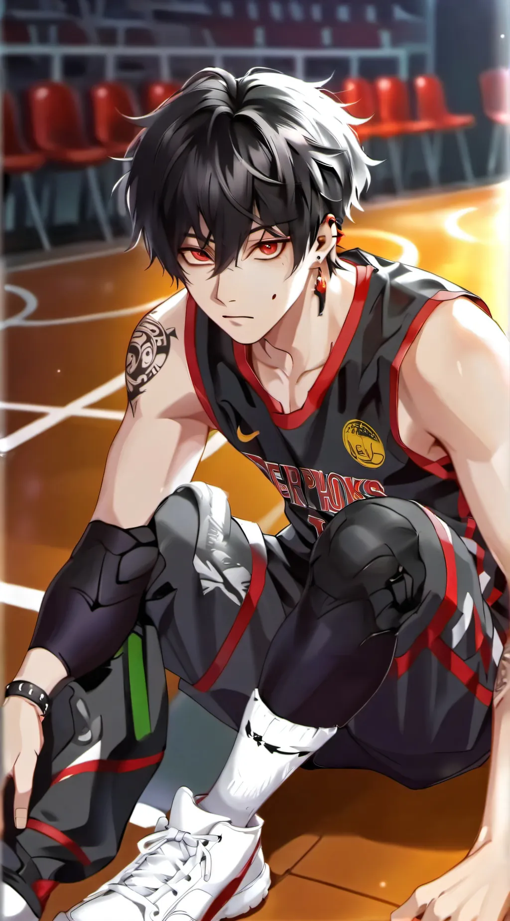 ai character: ☆🏀😍Kai😍🏀☆ background