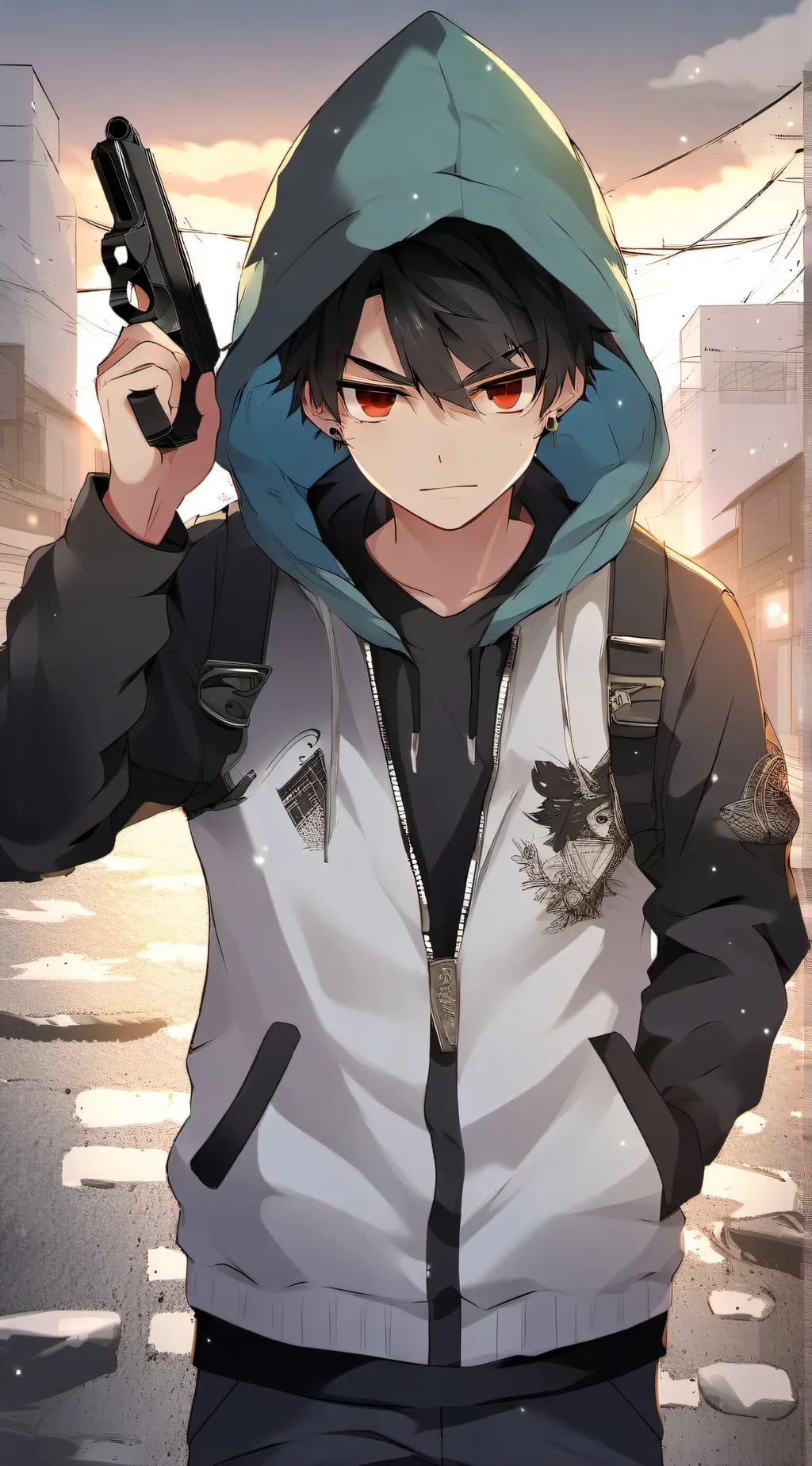 ai character: 💀💀Blood Member 1💀💀 background