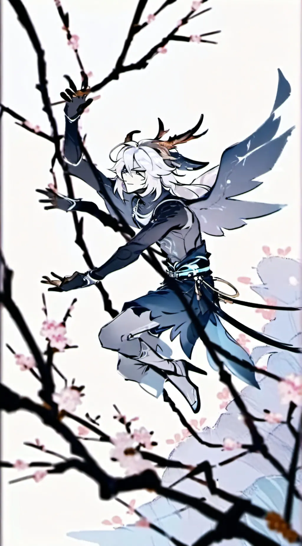 ai character: Emily X lute background