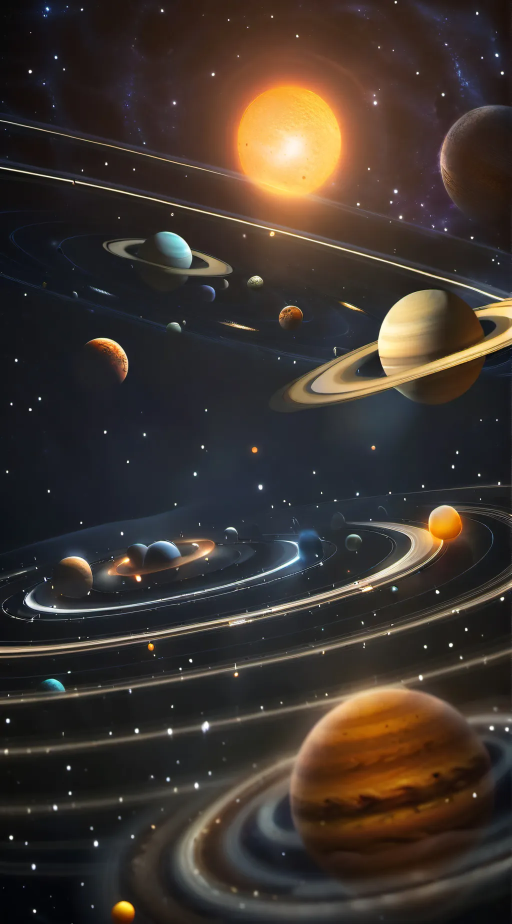 ai character: 🌠Solar Balls 🌠 background